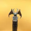Gargoyle Wine Bottle Pourer Silver Front Side
