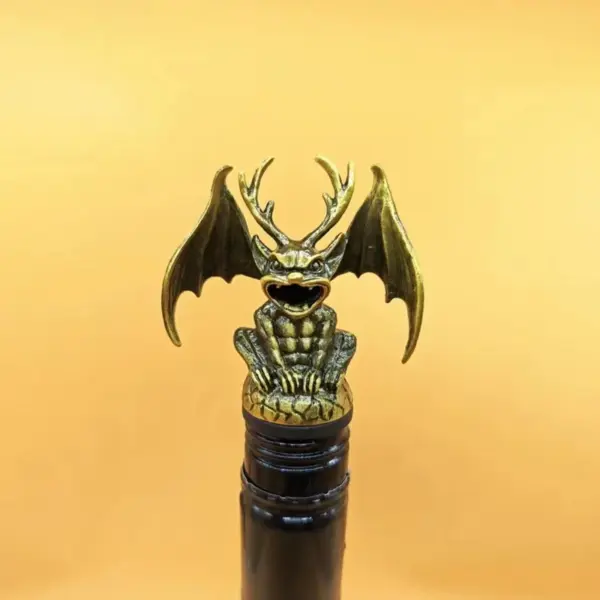 Gargoyle Wine Bottle Pourer Front Side
