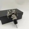 Gargoyle Wine Bottle Pourer Silver Metal