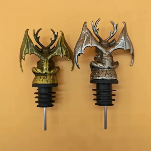 Gargoyle Wine Bottle Pourers Metal